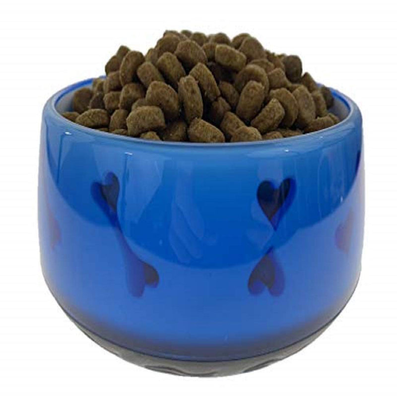 [Australia] - All For Paws Puppy Love Bowl - Blue - Large - 6" Dia. 