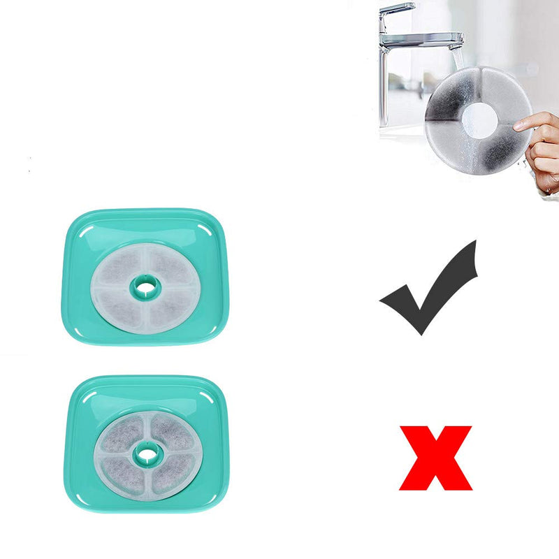 Sonew Cats Water Fountain Replacement Carbon Filter, 6 Pack Filter for 2L Pet Flower Fountain Keep your pets healthy - PawsPlanet Australia