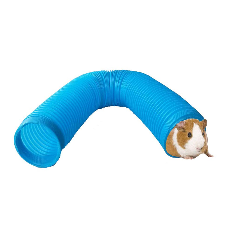 kathson Hamster Tunnels Pet Plastic Tube Tunnel Fun Toys for Puzzle Exercising Hiding Training or Gerbils, Guinea Pigs, Mice, Small Animals(Blue 2 PCS) - PawsPlanet Australia