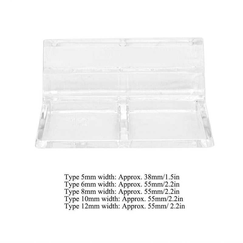 20Pcs Aquarium Glass Cover Clip Acrylic Universal Lid Clips for Rimless Aquariums Clear Color Acrylic Aquarium Glass Cover Holder 5mm - PawsPlanet Australia