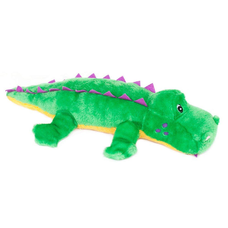 ZippyPaws - Grunterz Grunting Plush Large Dog Toy Alvin the Alligator - PawsPlanet Australia