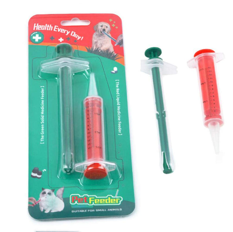 TTOOP 2 Pcs Pet Medicine Feeding Syringe Reusable, Pet Medicine Feeder, Medicine Dispenser, for Dogs Cats Medical Feeding Tool with Soft Tip-Latest Version - PawsPlanet Australia