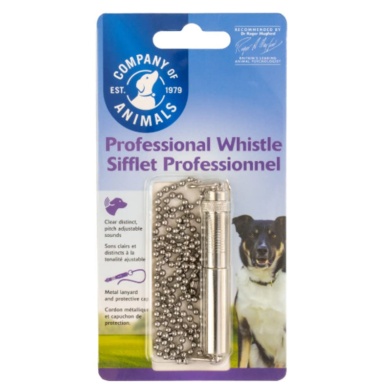 The Company of Animals Professional Adjustable Pitch Whistle - PawsPlanet Australia