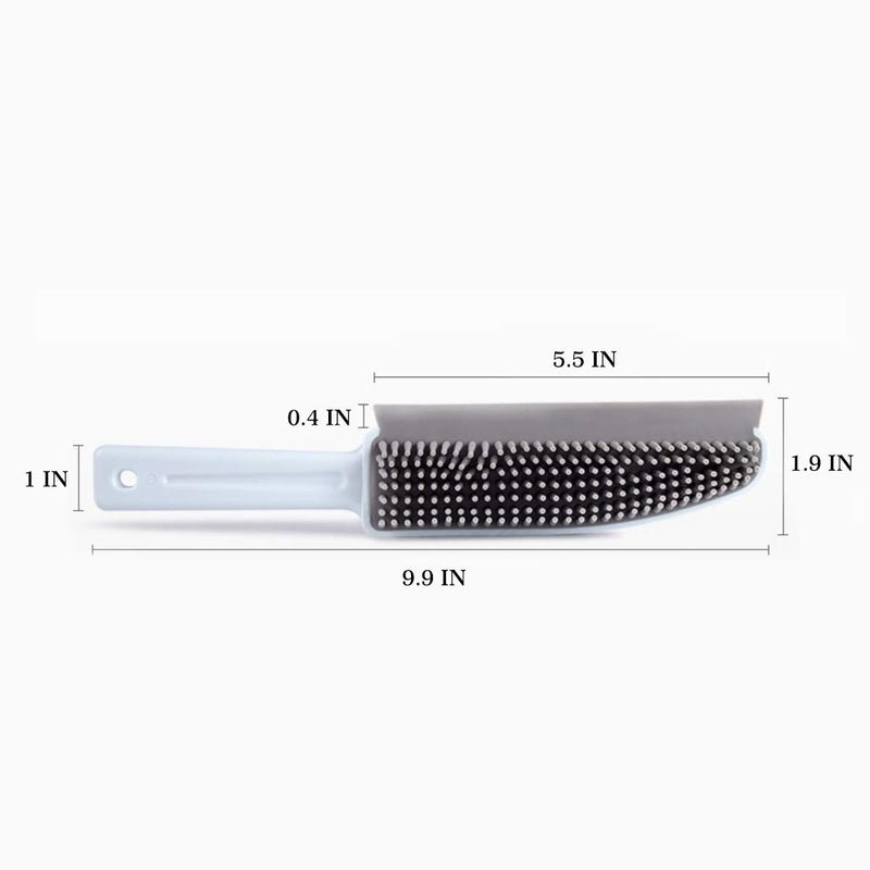 ZUKIBO Silicone Cat Hair Massage Shedding Comb Brush, Multifunction Dogs and Cats Grooming Dematting Comb, Effective Remove Hair on Furniture Sofa - PawsPlanet Australia