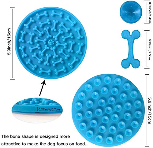 Dog Slow Feeder Lick Mat, Cat Food Mat, Super Anti-Skid Slow Feeder Lick Pad,for Dog Anxiety Relief, Dog Lick Pad with Suction Perfect for Bathing,Grooming,and Training - PawsPlanet Australia