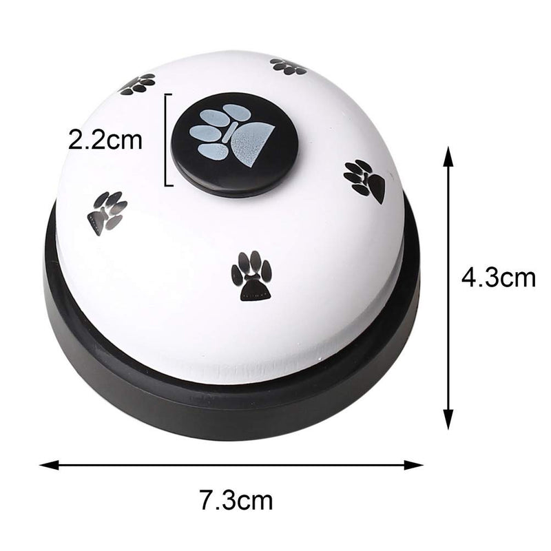 nuosen Adjustable Dog Door Bell and Press Bell,Dog Toilet Training Bell Interaction Bell Cat Bell Nylon and Steel Material for Housing Training - PawsPlanet Australia