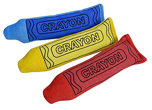 YEOWWW Catnip Cat Toys for Indoor and Outdoor Cats - Premium Quality Strong Organic Catnip Cat Toy Bundle (1 pack x Ola Crayons 1 x Crinkle Butterfly 10 cm) - PawsPlanet Australia