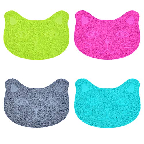 Cat Litter Mat, Cat Litter Pad, Traps Litter from Box and Cats, Waterproof Cat Litter Mat Pad, Scatter Control, Trapping Mat, Litter Mat Green - PawsPlanet Australia