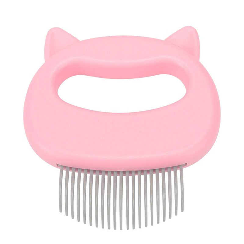 Broco Comb Grooming Brush Dog, Dematting Comb Massage Relaxing Cat Comb Grooming Hair Removal Shedding Cleaning Brush(Pink) - PawsPlanet Australia