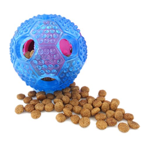 Cisixin Dog Chew Toys Interactive,Dog Dispenser Ball Interactive IQ Treat Ball Chew Ball for Puppy And Small Medium Large Dogs - PawsPlanet Australia