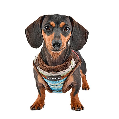 [Australia] - Puppia Crayon Harness B, X-Large, Brown 