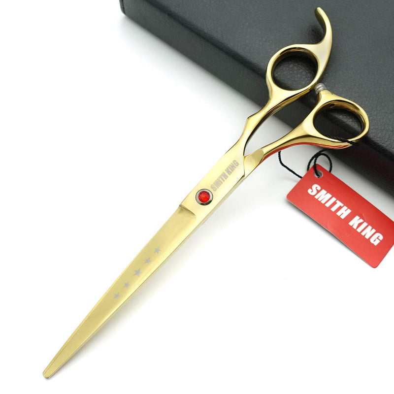 7.0 inches Professional Dog Grooming Scissors Set Straight & thinning & Curved 4pcs in 1 Set (Gold) - PawsPlanet Australia