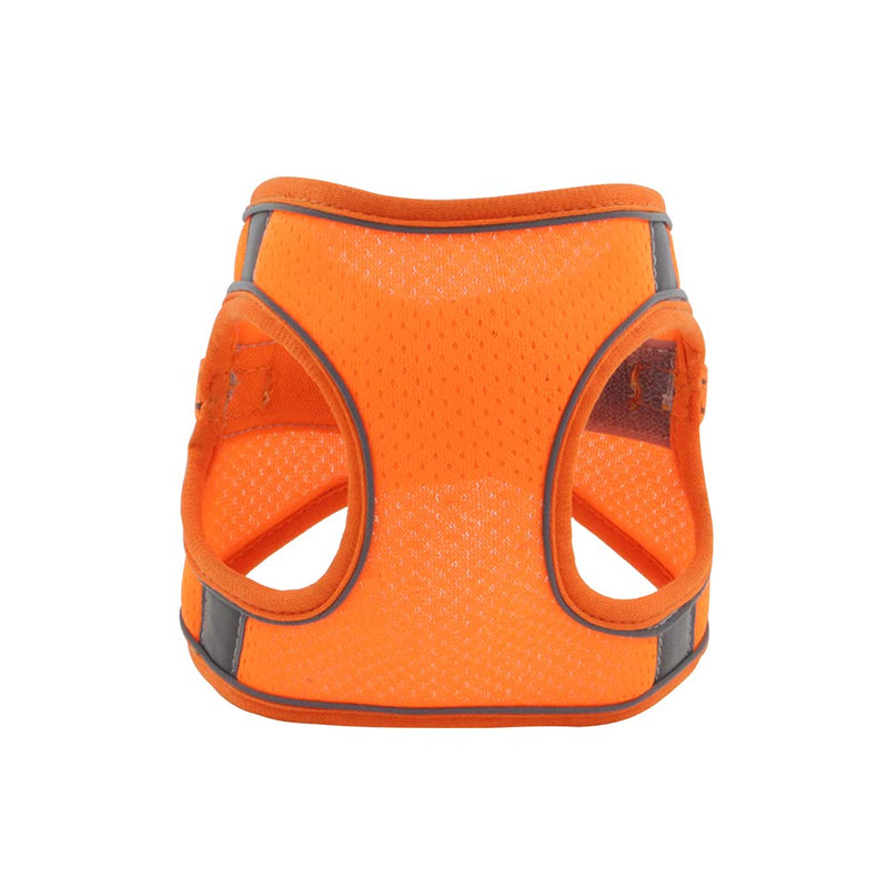 Dogs Harness Leash Set Family Pet Dog Leash Escape Proof Safe Cat Vest Harness for Walking Outdoor - Reflective Adjustable Soft Mesh Breathable Body Harness - Easy Control for Small, Medium, Large Cats and dogs Orange S（neck: 12"-14" chest:15"-17.5"） - PawsPlanet Australia