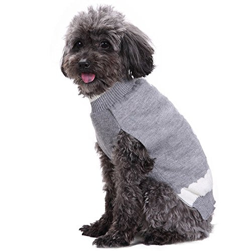 RC GearPro Cute Dog Sweater Knit Elegant Bow Style Sweater Pet Clothes Autumn Winter (XL) XL - PawsPlanet Australia