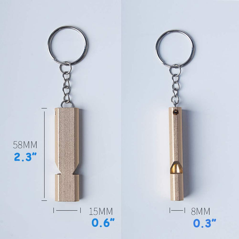 [Australia] - Parrots Birds Dog Pet Training Whistle, Aluminum Alloy Bird Toys Chew Toy for Dogs, Parrots, Pigeon, Eagle, Macaw, African Small Cockatoo, Parakeet, Cockatiels Training, Sound Reflex Sonic Whistle Silver 