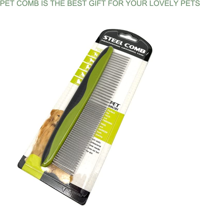 Comb I Dogs YOKA dog care demating comb, demating tool comb for dogs to remove loose hair, dog comb undercoat brush for daily grooming - PawsPlanet Australia