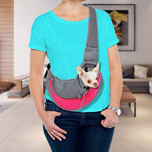 [Australia] - VaygWay dog Sling Carrier- Mesh Traveling Cat Carrier Pouch - Pet Sling Dog Carrier - Puppy Sling 