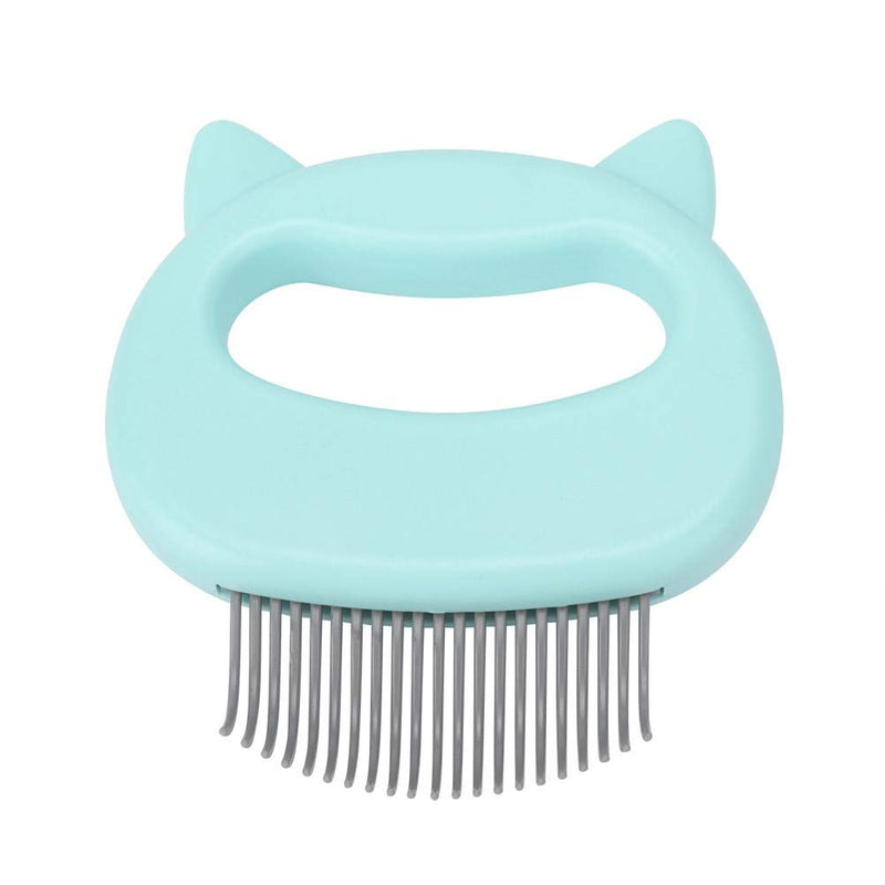 Solomi Pet Comb,ABS Shell Massage Comb Grooming Hair Cleaning Brush for Pet Cat Dog 3 Colors Optional(Green) Green - PawsPlanet Australia