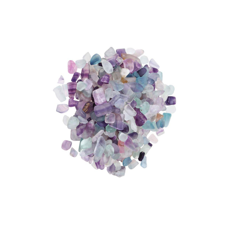 POPETPOP Natural Fluorite Tumbled Chips Stone Crushed Crystal Polished Irregular Shape Reiki Healing Quartz Crystal Gemstones for Home Decoration?1 lb - PawsPlanet Australia