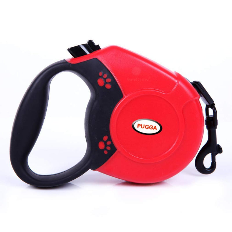 [Australia] - Retractable Leash for Large Dogs, Practical Design with Increased Control, Ergonomic Comfort Handle, 16” (5m), Supports up to 175 lbs (80 kg), Suitable for Retrievers, Rottweilers, Great Danes, 1 pc 