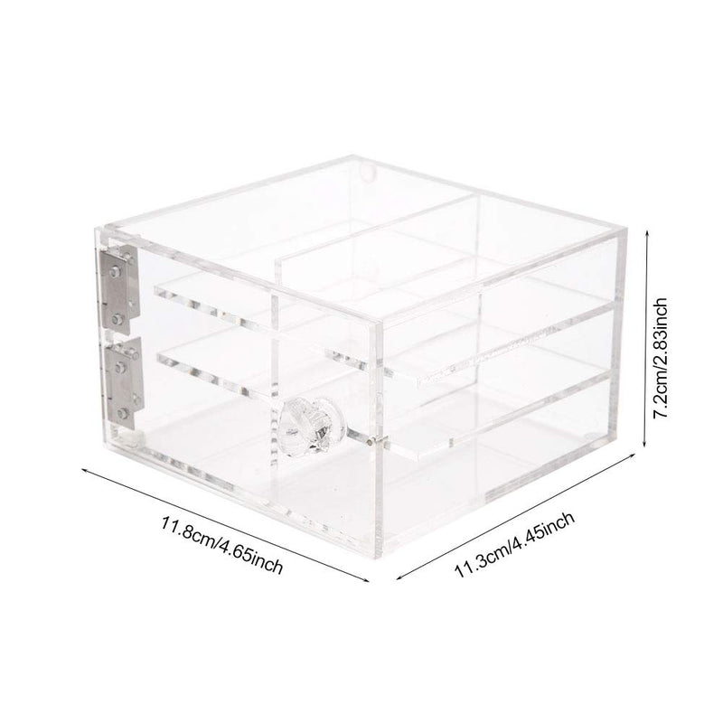 6 Layers Eyelash Storage Box, Transparent Acrylic Grafting False Eyelash Storage Box Makeup Cosmetic Case Eyelash Packing Travel Makeup Storage Tool - PawsPlanet Australia