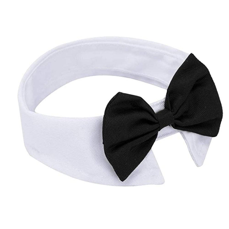 Gggullang Adjustable Dog Bow Ties Pet Formal Tuxedo for Little Puppy, Wedding Birthday Party Grooming Accessories for Dogs&Cats (S, Black) S - PawsPlanet Australia