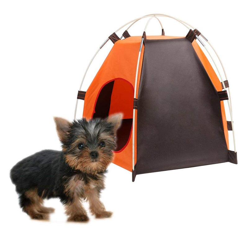 OUGE Portable Folding Dog Tent Cat House Bed, Outdoor Waterproof Animals Shelter Wigwam, Summer Beach Sunscreen Rabbit,Travel Camping pet Cage in Car, Door Entrance size 20 * 24 cm - PawsPlanet Australia