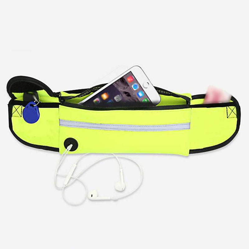 [Australia] - WishLotus Hands Free Dog Leash for Running Walking Outdoor Training Belt Dog Accessories Include Waterproof Waist Pack and Nylon Retractable Dog Belt Suitable for Small and Medium Pets up to 88 lbs Green 