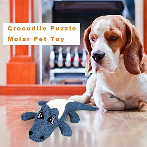 YYOJ SuperX Squeaky Dog Toys,Soft Dog Toys for Teeth Cleaning Funny Crocodile Plush Interactive Training Toys for Puppy Small Medium Dogs - PawsPlanet Australia