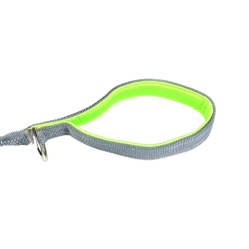 [Australia] - TSPRO Tactical Dog Leash Bungee Nylon Leash for Dogs Military Trainning Dog Leash Elastic Leads Rope with Rotating Clasp and 3 Control Handles Grey 