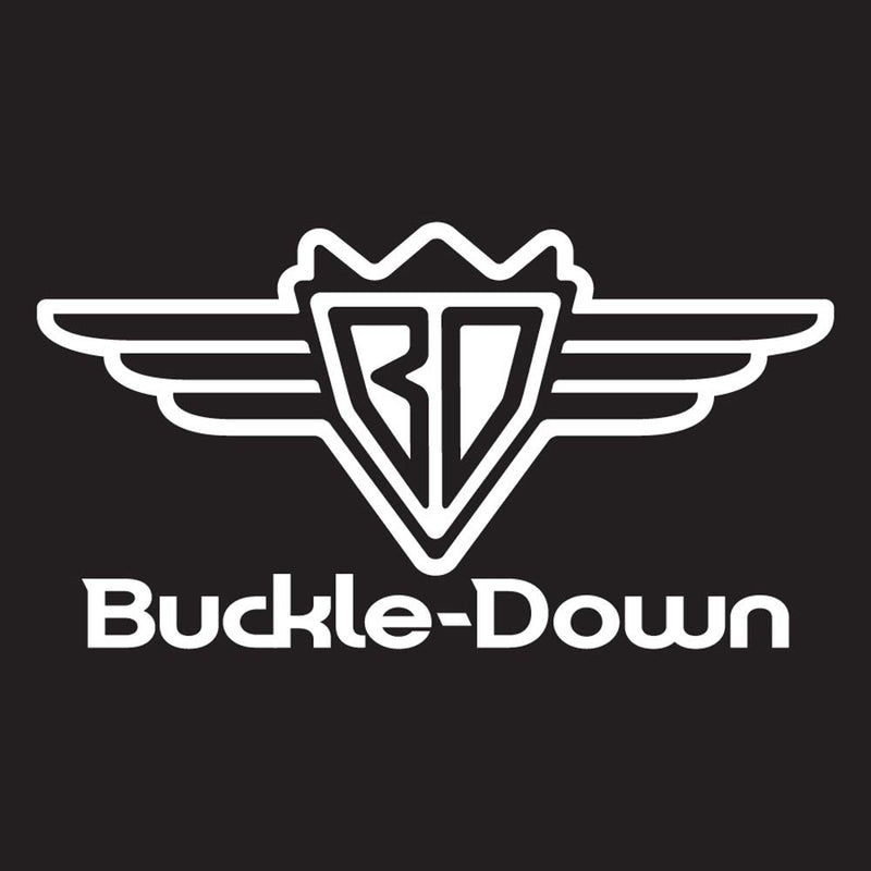 [Australia] - Buckle-Down Seatbelt Buckle Dog Collar - Batman Shield/Chainlink Black/Hot Pink 1.5" Wide - Fits 16-23" Neck - Medium 