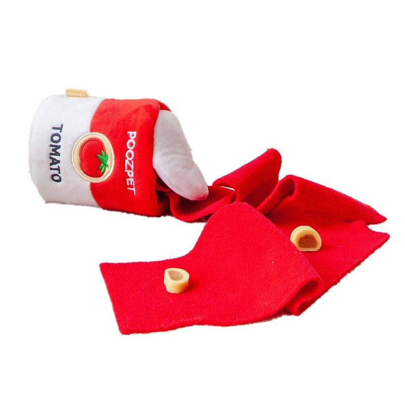 LYWJJ Puppy Toys,Suitable For Small And Medium Sized Dogs And Cats,Simulate The Act Of Tearing Tissue Paper,Can Hide Snacks, Canned Shape Dog Toy For Boredom - PawsPlanet Australia