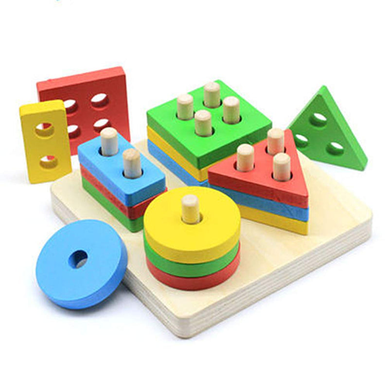 POPETPOP Bird Training Toys-Parrot Educational Toys, Bird Foraging Toys, Parrot Puzzle Toy Wooden Block Toy for Bird Hamster Budgies Parakeet Cockatiel African Grey Training - PawsPlanet Australia