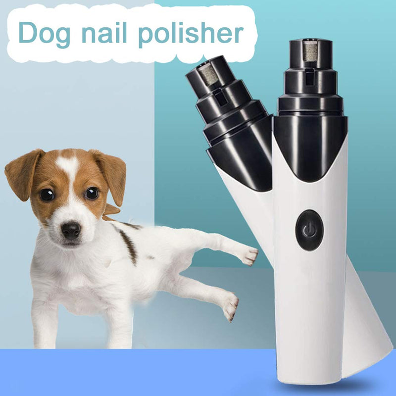 Cotify Dog Nail Grinder, Electric Pet Nail Clippers, Automatic Nail Polisher Ultra Quiet Cordless Usb Rechargeable Manicure Device Claw Care for Small Medium Large Dogs & Cats - PawsPlanet Australia