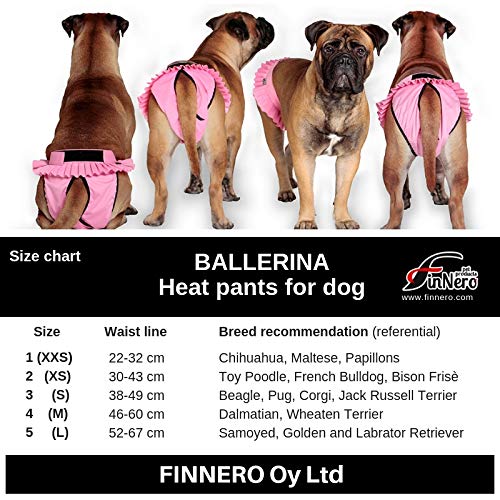 FinNero Pet Products, Finland – BALLERINA Heat Pants Violet L (5) - PawsPlanet Australia