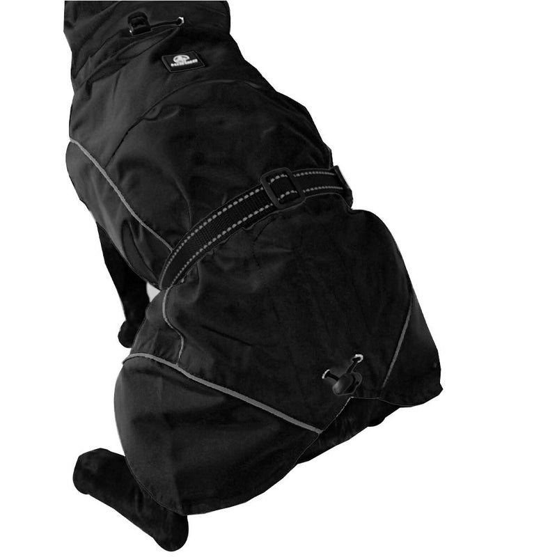 Croci Hiking Coat for Dogs, Waterproof for Dogs, Makalu, Thermoregulating Lining, Black, Size 55 cm - 381 g - PawsPlanet Australia