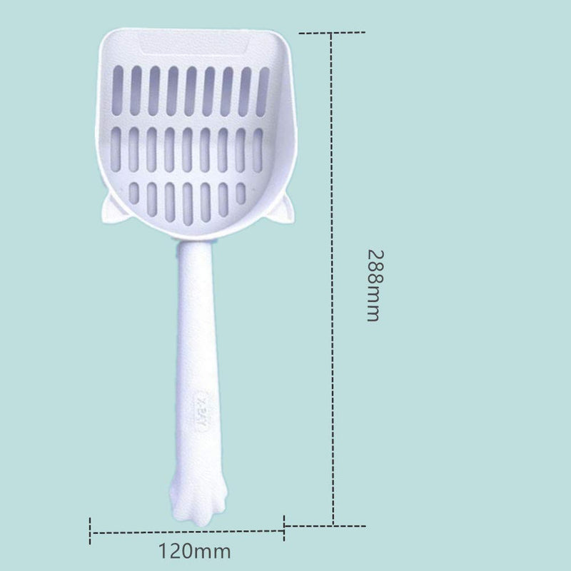 N\A Cat Litter Shovel, Sturdy PP Plastic Cat Litter Shovel, Filter Cat Litter and Cat Feces, Cute cat-shaped household pet cleaning cat litter scoop - PawsPlanet Australia