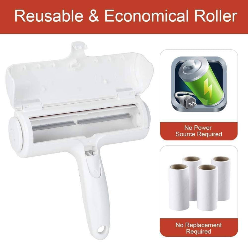 Hathcack Pet Hair Remover Lint Roller - Portable Cat Hair Remover for Dog Hair & Cat Hair | Lint roller animal hair for clothes | Sofa | Bed | Carpet - PawsPlanet Australia