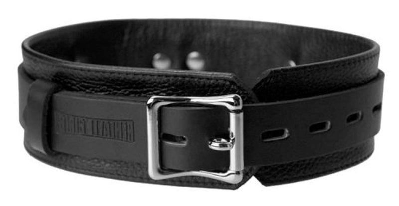 [Australia] - Strict Leather Deluxe Locking Collar, Black 