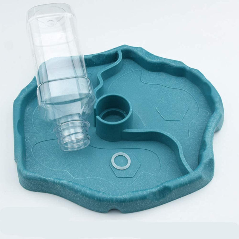 Tfwadmx Reptile Water Bottle, Turtle Automatic Feeders Waterer Food and Water Bowl pet Dispenser Bottle Feeding Dish for Lizard Tortoise Chameleon - PawsPlanet Australia