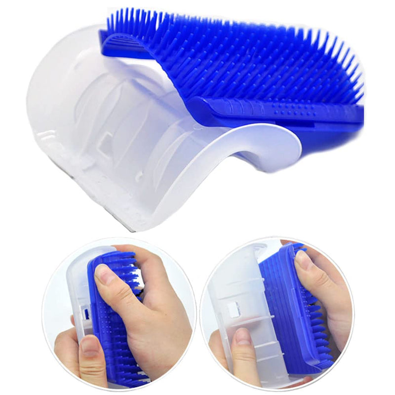 IBLUELOVER 3Pack Cat Self Groomer Wall Corner Grooming Brush Massage Brush Toy Cat Grooming Scratcher Wall Corner Groomer Comb with Catnip for Short Long HairCat Kitten Puppy - PawsPlanet Australia