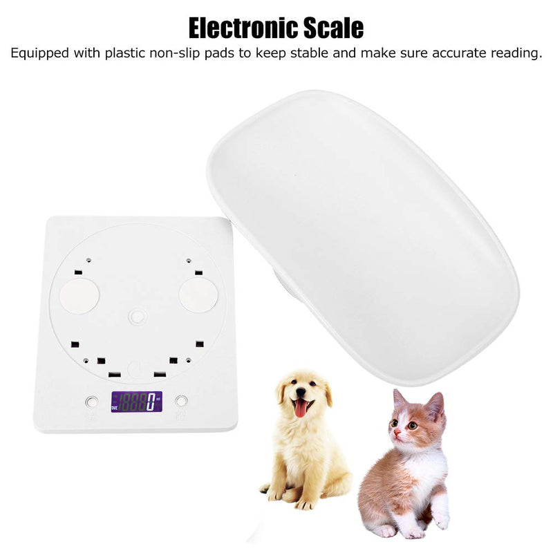 Pet Scale,10kg/1g Digital Small Pet Weight Scale for Cats Dogs Measure Tool Electronic Kitchen Scale Perfect for Toddler/Puppy/Cat/Dog/Adult for home and cl - PawsPlanet Australia