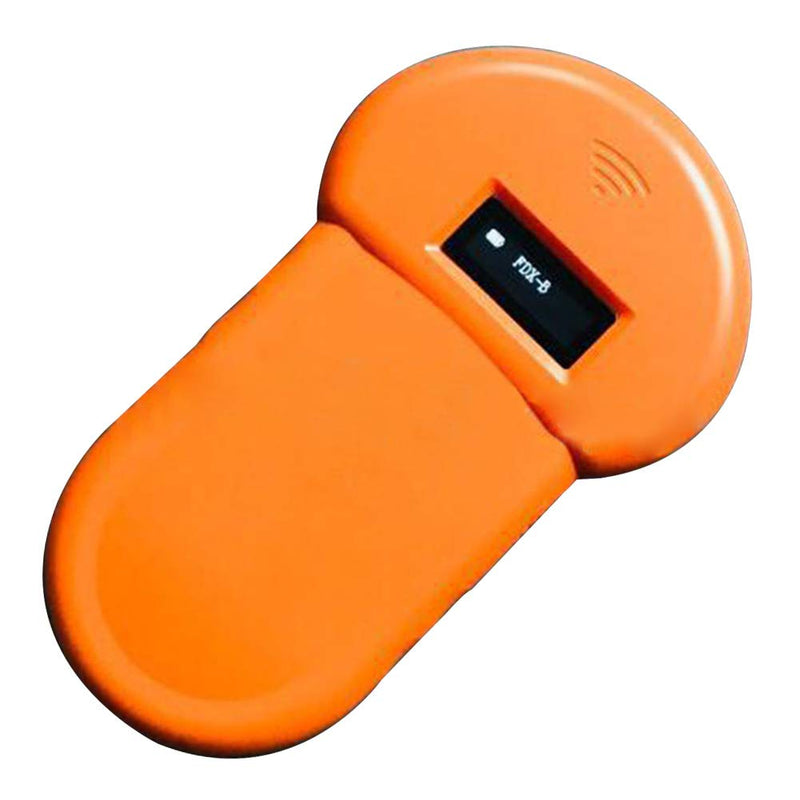 Portable Pet Reader with Backlight Screen, Handheld I SO FDX-B Scanner Pet Dog Animal Microchip Reader ID Reader,Portable Pet Microchip Scanner(134.2Khz) Orange - PawsPlanet Australia