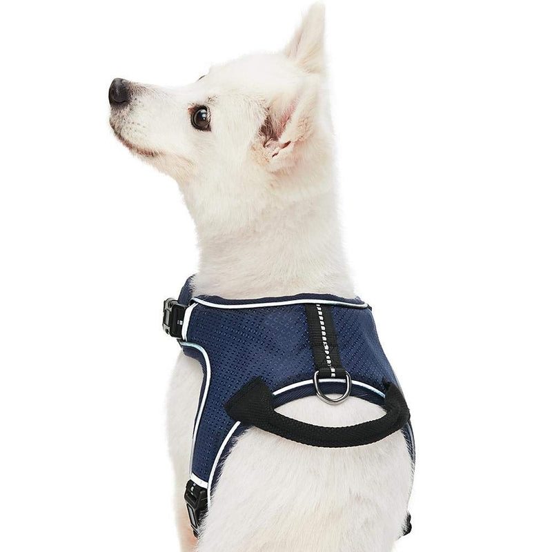 Umi. Essential Reflective No-pull Dog Harness Vest, Navy Blue, Medium, Adjustable Harnesses for Dogs - PawsPlanet Australia