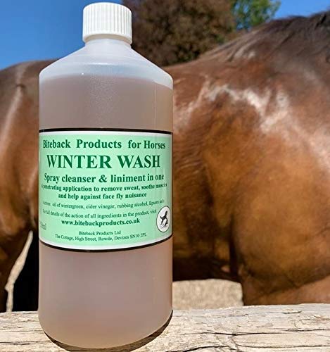 Biteback Products 'Winter Wash' 3-in-1 Cleanser, Sweat Remover and Liniment for Horses, 750ml Spray - PawsPlanet Australia