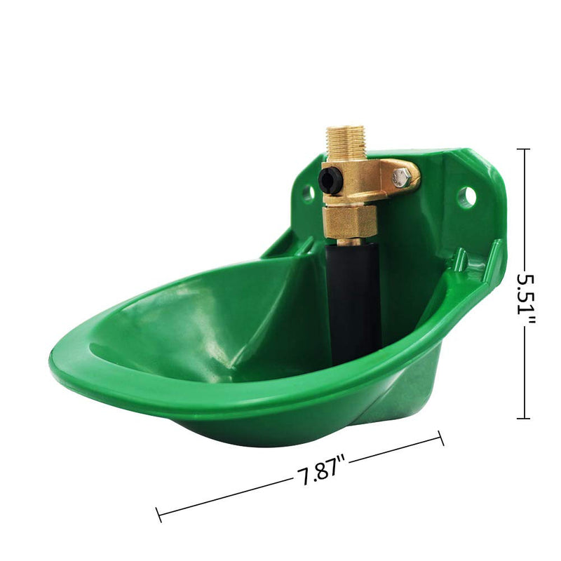 Automatic Waterer Bowl Goats Waterer Sheep Drinking Water Bowl Livestock Drinker Bowl for Piglet Cattle Dog, Green - PawsPlanet Australia