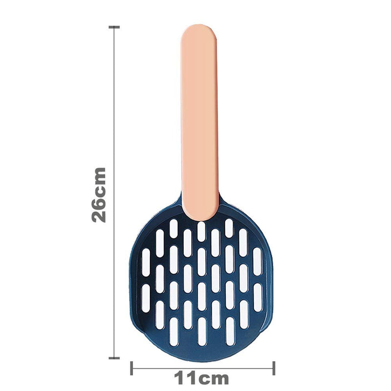 SUOXU 2 Pcs Cat Litter Scoop, Durable ABS Plastic Cat Litter Scoop， Cat Litter Sifter Shovel Pet Cleanning Tool，Instantly Filter Cat Litter and Cat Feces Cleaning Pet Picker - PawsPlanet Australia