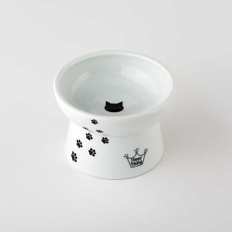 [Australia] - Necoichi Raised Cat Food and Water Bowl Set (Cat) 