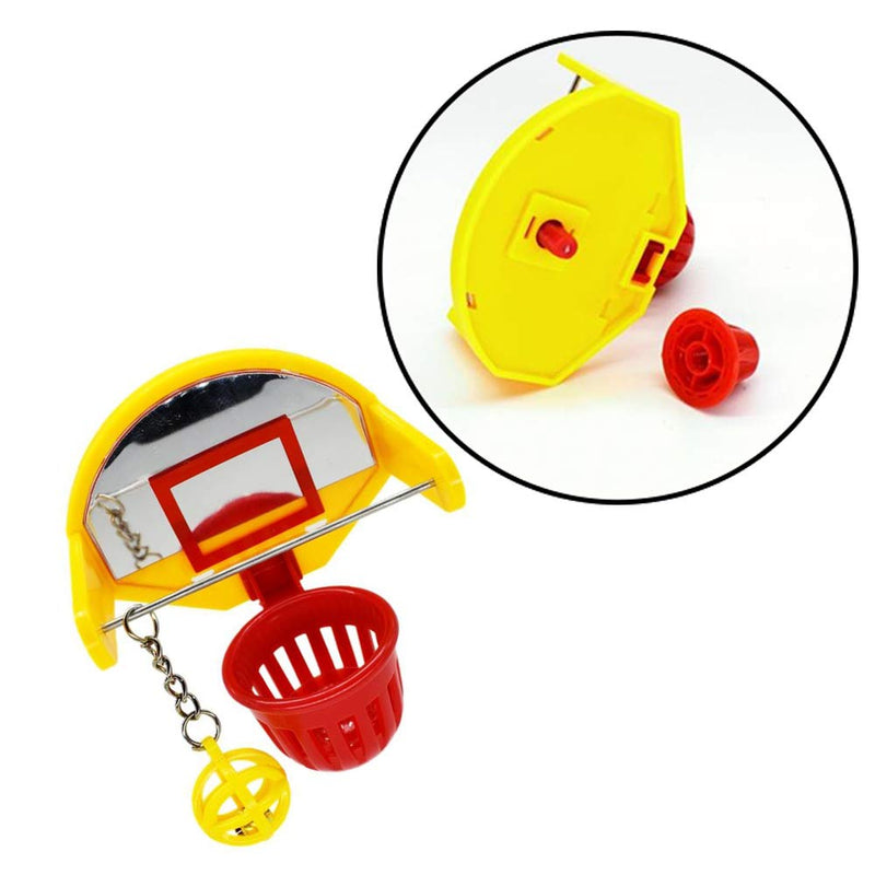 N\A Bird Training Toy, Parrot Basketball Toy, Mini Basketball Toy, Parrots Cage Toy for Budgie Parakeet Canary - PawsPlanet Australia