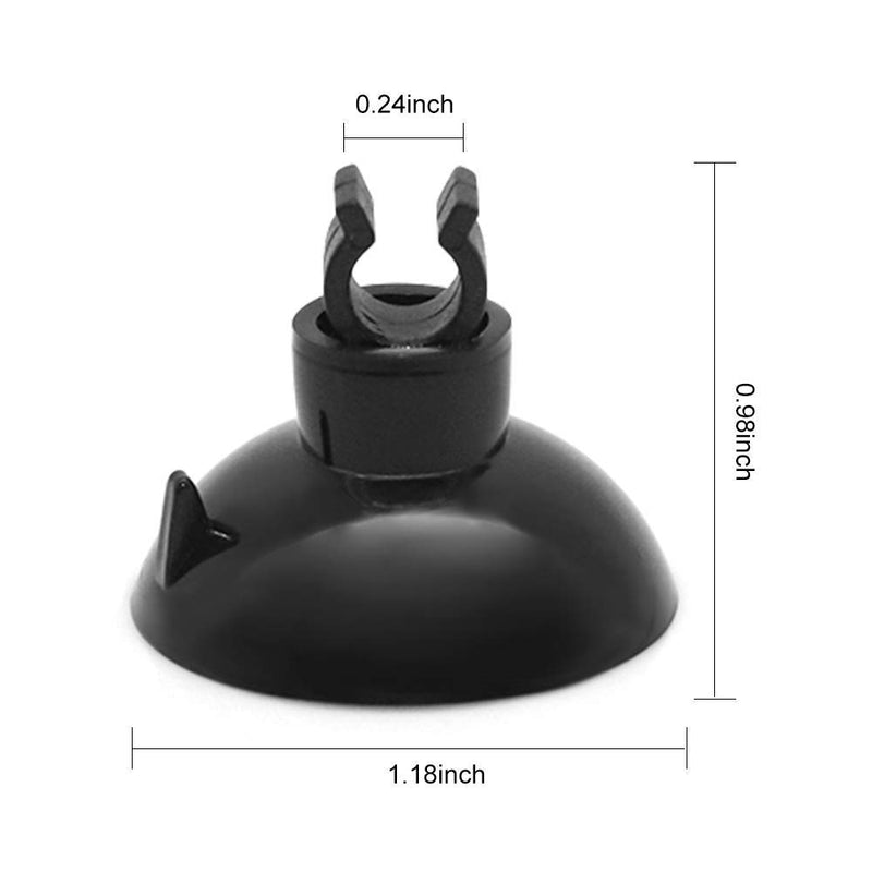 [Australia] - SLSON 30 Pack Aquarium Suction Cup Clips Airline Tube Holders Clamps Fish Tank Hose Holder Clips for 3/16 inch Air Line Tubing,Black 
